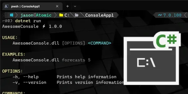Console App Project Template for .NET 7