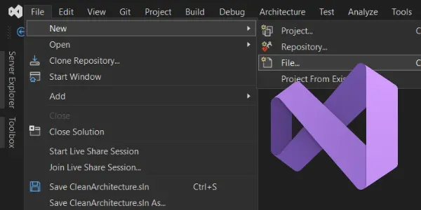 Rapidly Adding New Files in Visual Studio